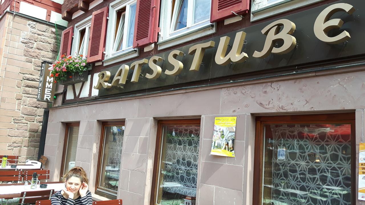 Hotel-Restaurant Ratsstube Calw Bagian luar foto