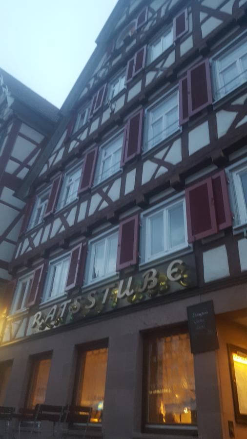 Hotel-Restaurant Ratsstube Calw Bagian luar foto