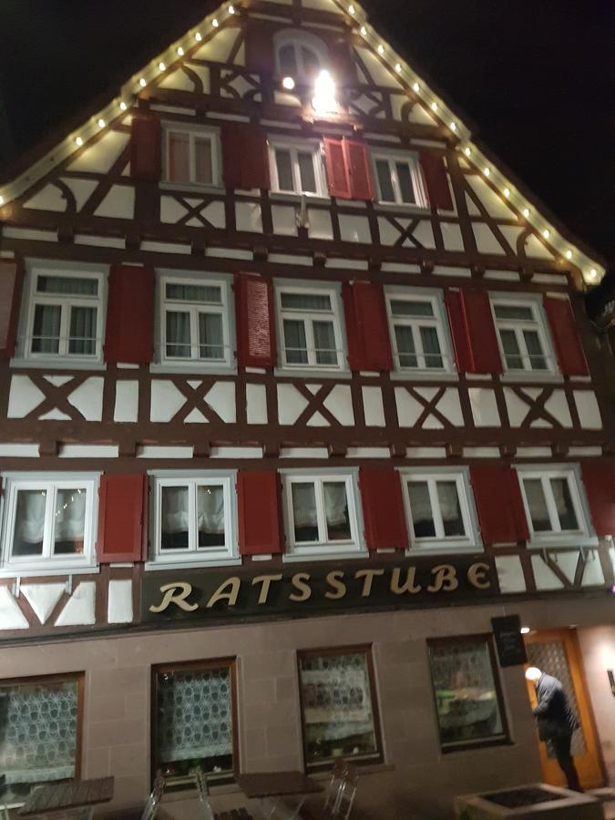 Hotel-Restaurant Ratsstube Calw Bagian luar foto
